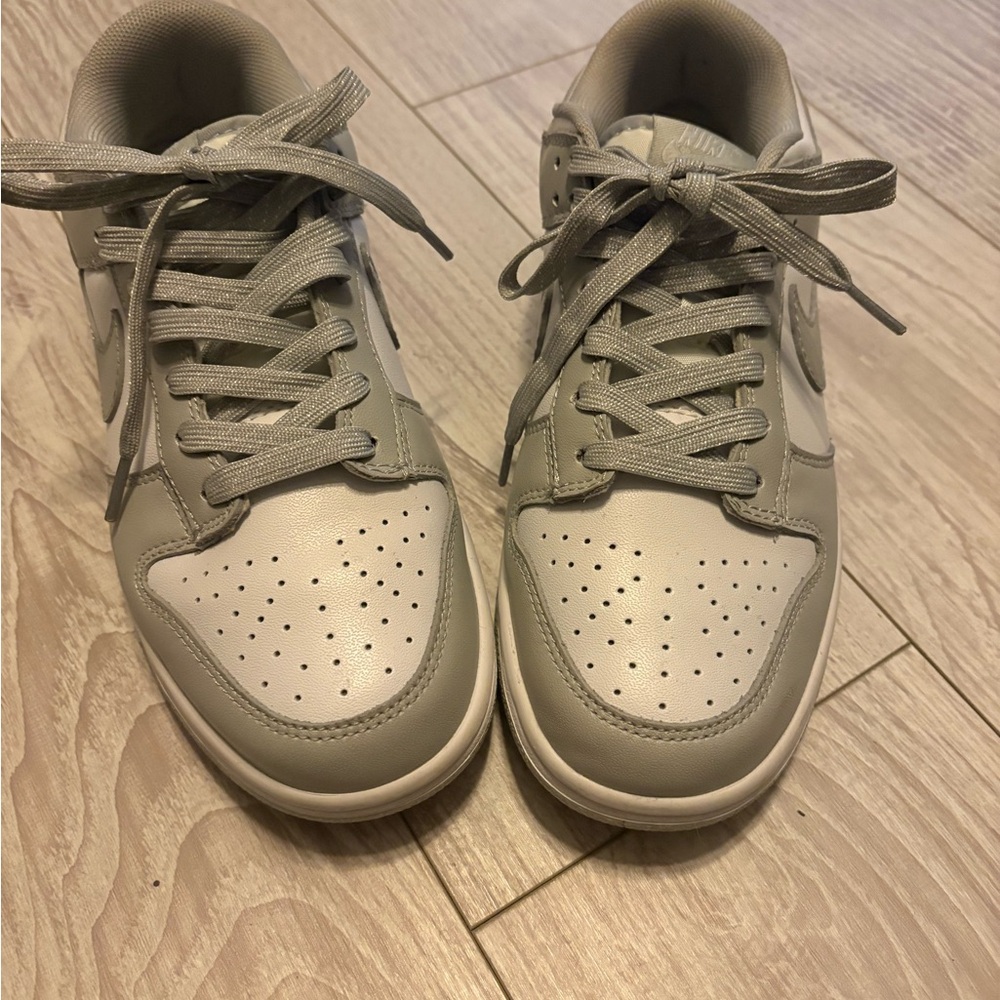 Nike Dunk Boy 7 fits women’s 8-8.5 Gray and White Women's Sneakers